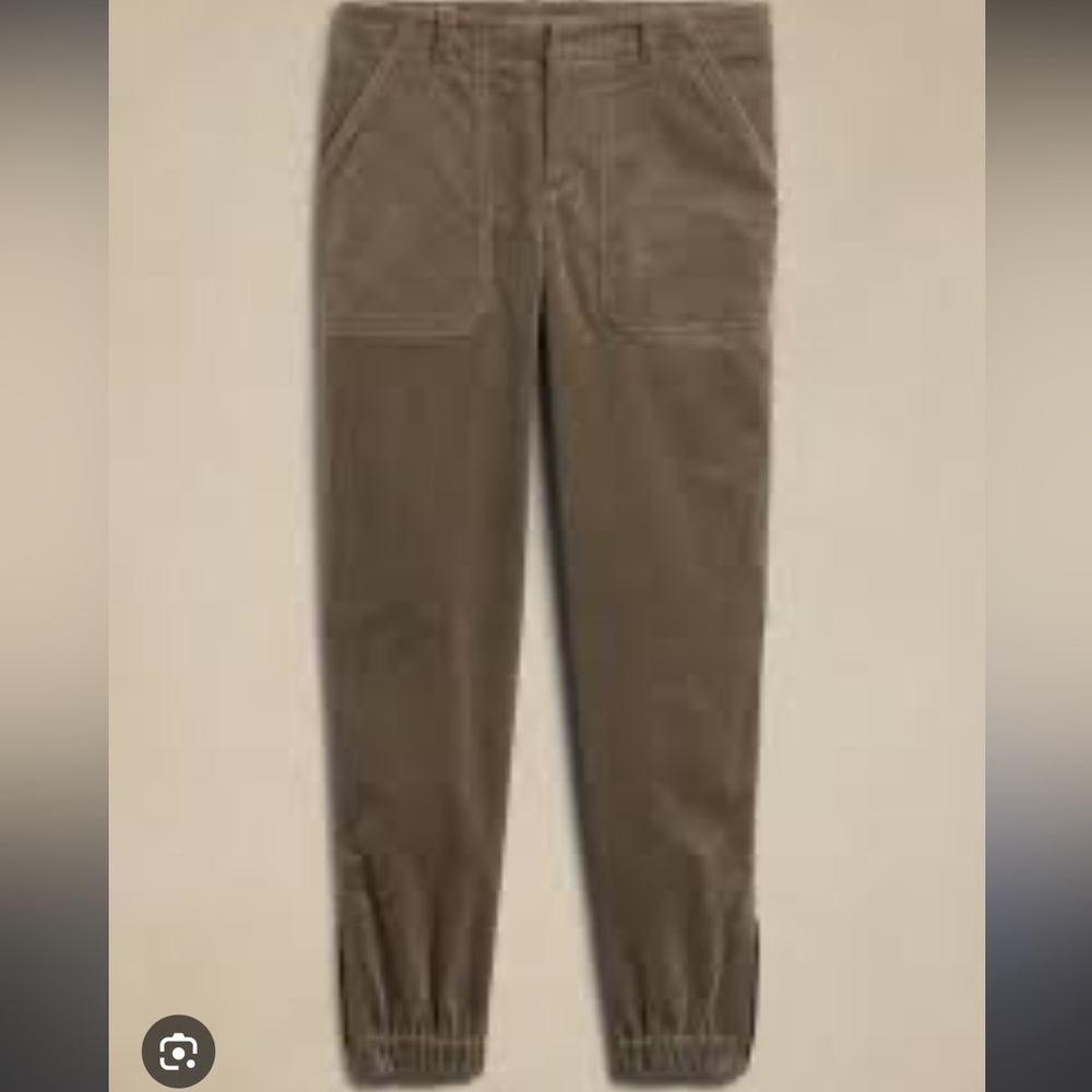 Banana Republic corduroy joggers.